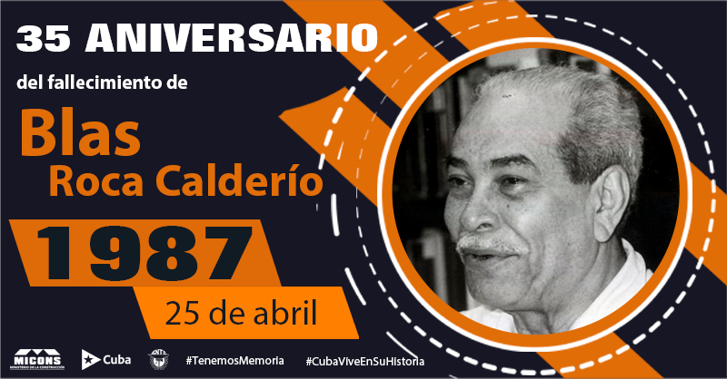 35 Aniversario del fallecimiento de Blas Roca Calderío 0 (0)