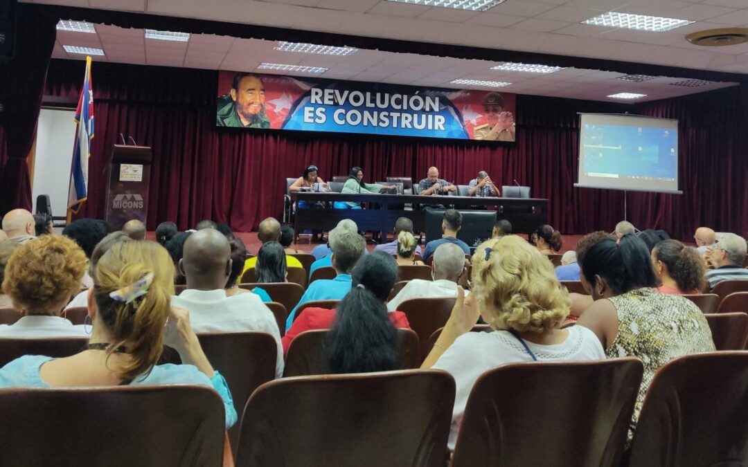 Desarrollo de la Asamblea de Balance del Buró Sindical del Ministerio de la Construcción 0 (0)