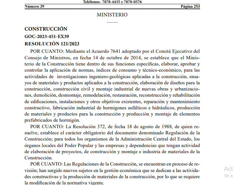 «La Resolución 121/2023 MICONS dispone la obligatoriedad de las RC». 0 (0)